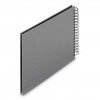 Photo Album Hama Fine Art, Spiral, stone grey, 28x24 cm, 50 black pages, 9840
