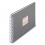 Photo Album Hama Fine Art, Spiral, stone grey, 28x24 cm, 50 white pages, 9837