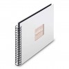 Photo Album Hama Fine Art, Spiral, white, 28x24 cm, 50 black pages, 9846