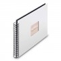 Photo Album Hama Fine Art, Spiral, white, 28x24 cm, 50 black pages, 9846