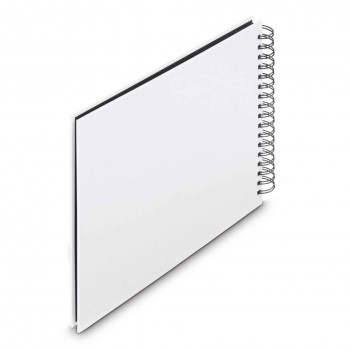 Photo Album Hama Fine Art, Spiral, white, 28x24 cm, 50 black pages, 9846