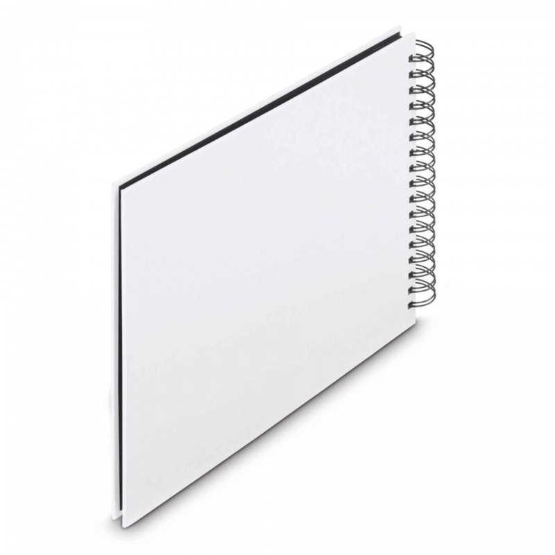Photo Album Hama Fine Art, Spiral, white, 28x24 cm, 50 black pages, 9846