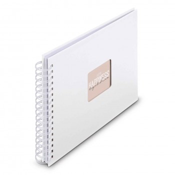 Photo Album Hama Fine Art, Spiral, white, 28x24 cm, 50 white pages, 9843