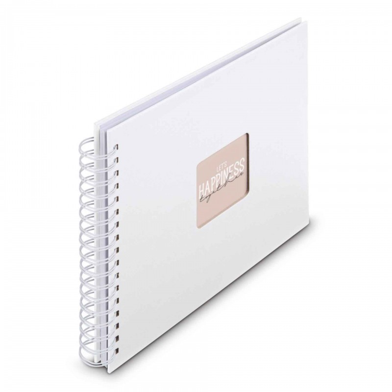Photo Album Hama Fine Art, Spiral, white, 28x24 cm, 50 white pages, 9843