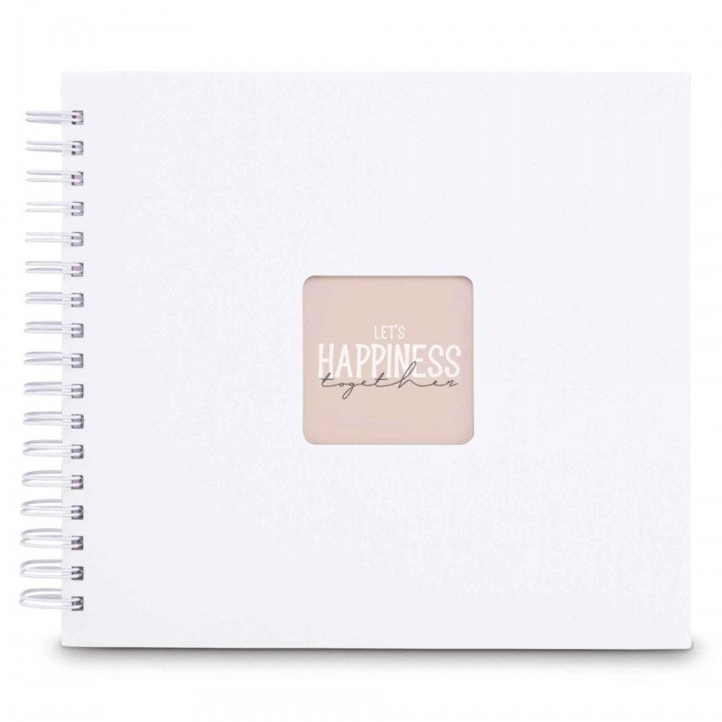 Photo Album Hama Fine Art, Spiral, white, 28x24 cm, 50 white pages, 9843
