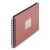 Photo Album Hama Fine Art, Spiral, terracotta, 28x24 cm, 50 black pages, 9858