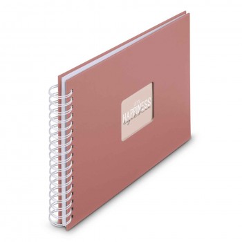 Photo Album Hama Fine Art, Spiral, terracotta, 28x24 cm, 50 white pages, 9855