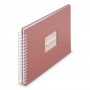 Photo Album Hama Fine Art, Spiral, terracotta, 28x24 cm, 50 white pages, 9855