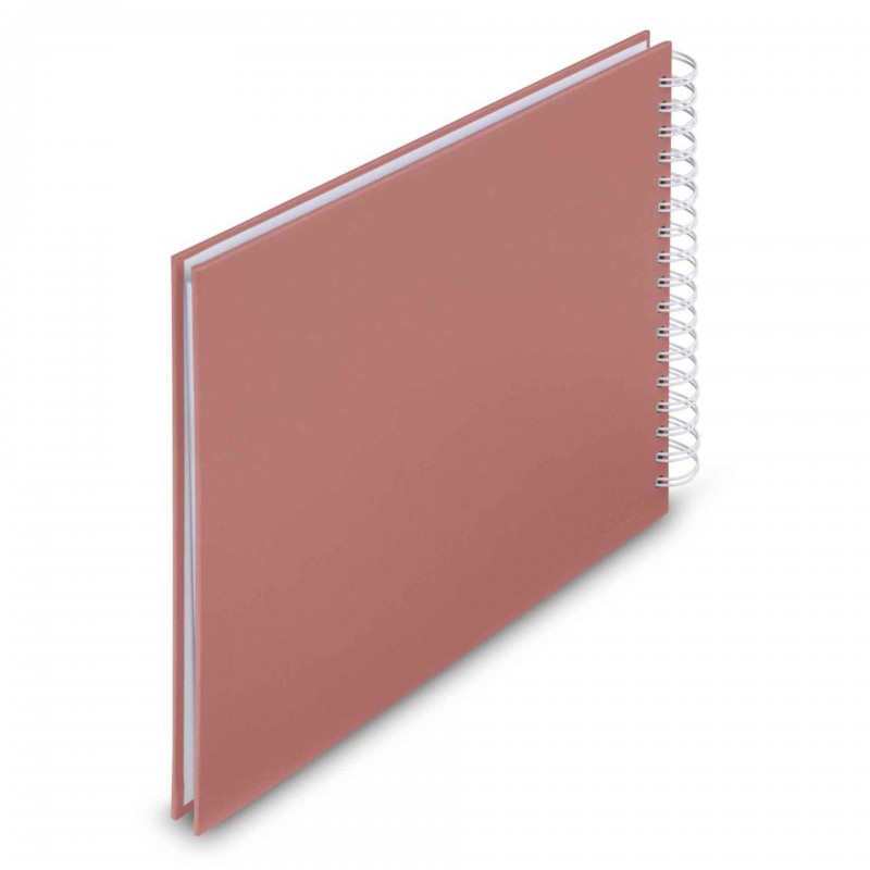 Photo Album Hama Fine Art, Spiral, terracotta, 28x24 cm, 50 white pages, 9855