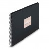 Photo Album Hama Fine Art, Spiral, black, 36x32 cm, 50 black pages, 9835