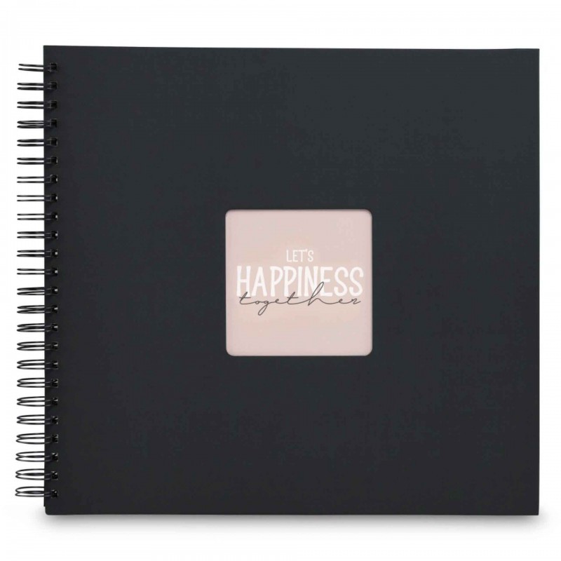 Photo Album Hama Fine Art, Spiral, black, 36x32 cm, 50 black pages, 9835