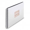 Photo Album Hama Fine Art, Spiral, white, 36x32 cm, 50 black pages, 9847