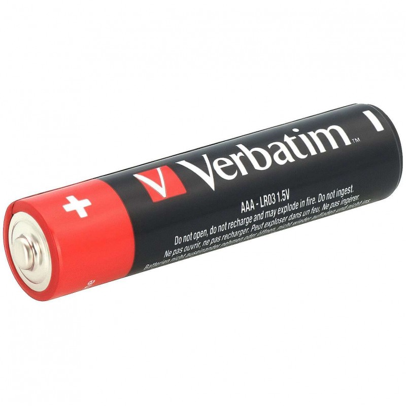 1x10 Verbatim Alkalna baterija Micro AAA LR 03 49874 Verbatim D-495420