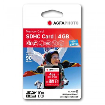 Spominska kartica AgfaPhoto SDHC Card 4GB High Speed Class 10 UHS I U1 V10, 10424 Spominska kartica AgfaPhoto SDHC Card 4GB High Speed Class 10 UHS I U1 V10, 10424
