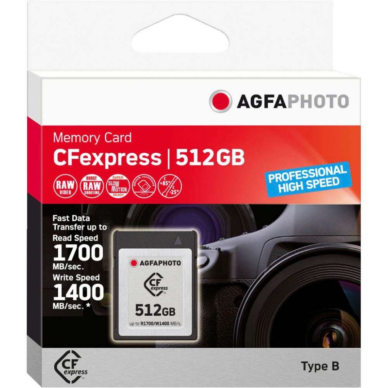 Spominska kartica AgfaPhoto CFexpress 512GB Professional High Speed 10442 (D-555144)