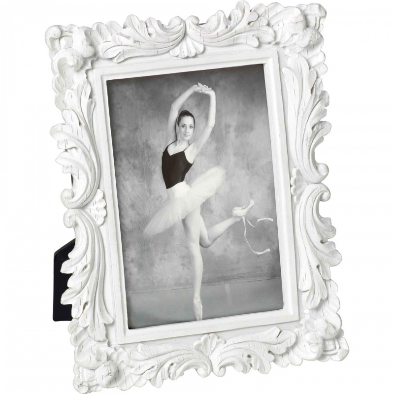 Foto okvir Walther Saint Germain, 13x18cm, plastičen, bel, QS318W