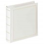 Photo album Walther Monza, white, 21x22cm, 100 white pages, slip-in/notes, ME138W