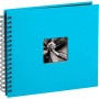 Photo Album Hama Fine Art, Spiral, turquoise, 28x24 cm, 50 black pages, 113679 