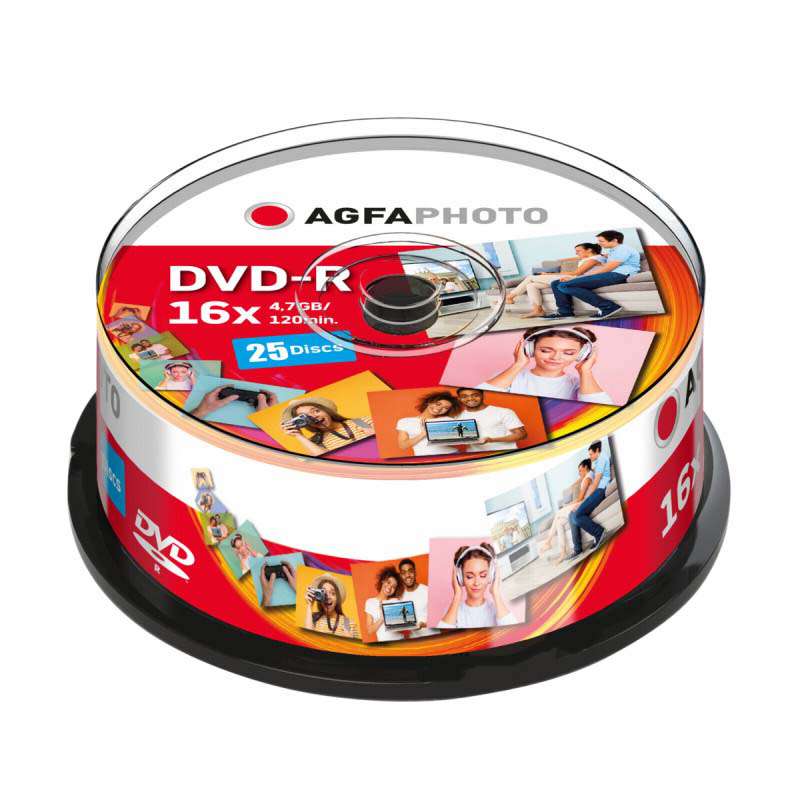 AgfaPhoto DVD-R 4,7GB 16x, 1x25 AGFAPhoto D-531190