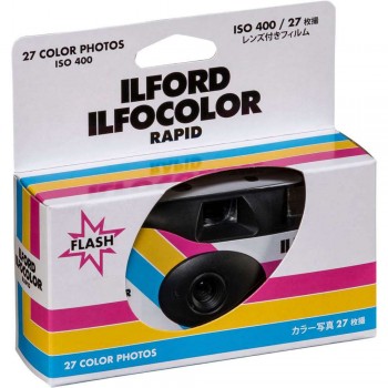 Disposable Photo camera Ilford Ilfocolor Rapid retro, white, 27 Exposures