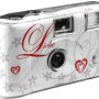 Aparat s filmom za enkratno uporabo Flash 400 27 Love white