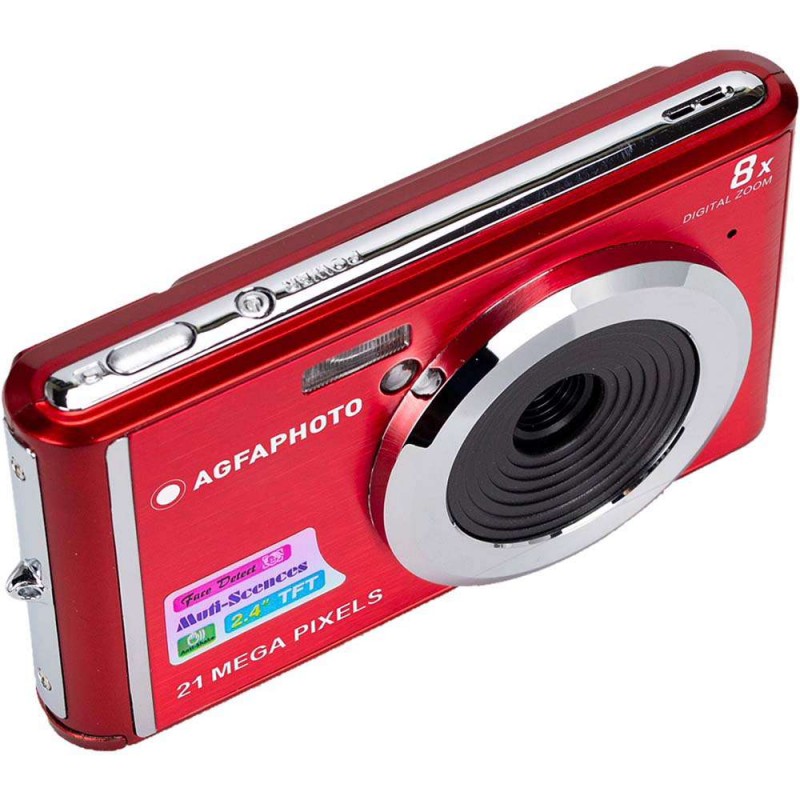 Digitalni fotoaparat AgfaPhoto Compact Cam DC5200 rdeč AGFAPhoto D-603976