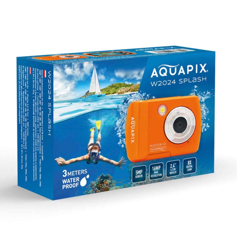 Digital camera Easypix Aquapix W2024 Splash, orange (D-804813)