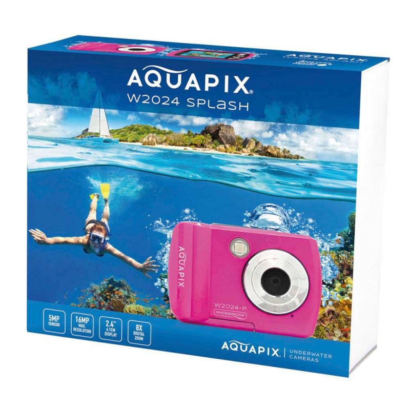 Digital camera Easypix Aquapix W2024 Splash, pink (D-651373)