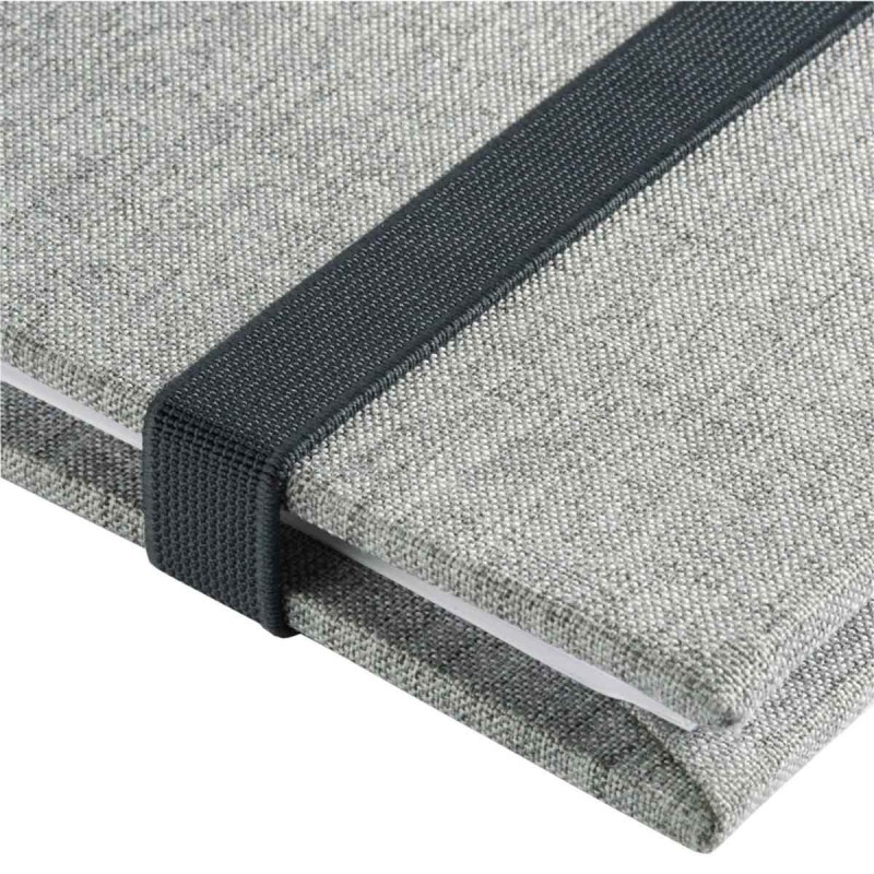 Photo album Hama Jumbo Tessuto, grey, 30x30cm, for photos 10x15cm, 60 white pages, 3846 (D-666626)