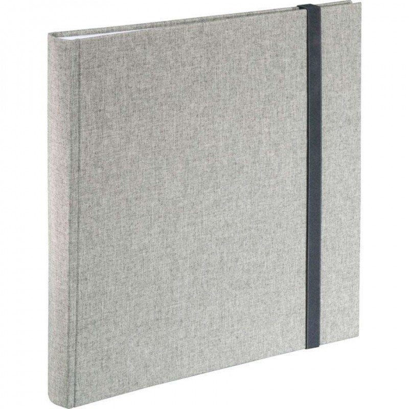 Foto album Hama Jumbo Tessuto, siv, 30x30cm, za velikost fotografij 10x15cm, 60 belih strani, 3846 Hama D-666626