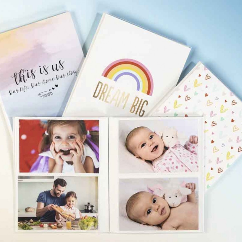 Photo album Hama Shine This is us, 17,5 x 22 cm, 80 Photos, slip in/notes, 3869 Hama Photo album Hama Shine This is us, 17,5 x 22 cm, 80 Photos, slip in/notes, 3869 Hama D-886293
