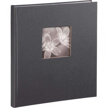 Photo album for pictures Hama Fine Art, bookbound, grey, 29x32cm, 50 white pages 2117