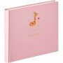 Photo album Walther Baby Animal, pink, 25x28cm, 50 white Pages / Giraffe UK148R