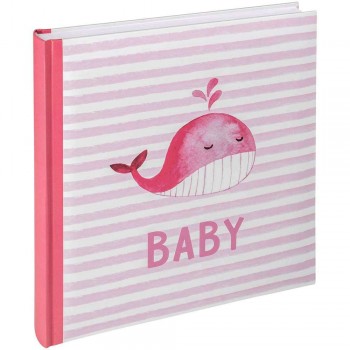 Photo album for pictures Walther, pink, 28x30,5cm, 50 white pages UK183R