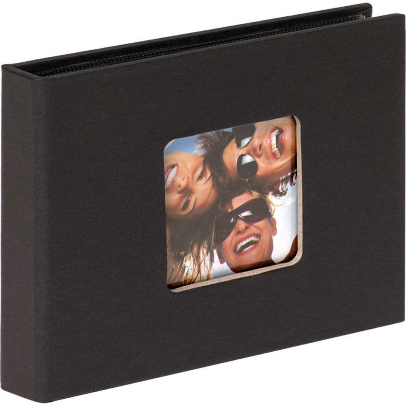 Foto album Walther Fun, črn, 12x17cm, za 36 fotografij v velikosti 10x15cm, MA353B Walther D-376294