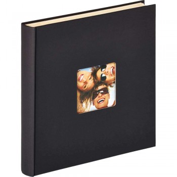 Photo album Walther Fun, black, 33x33,5cm, 50 white pages, self-adhesive SK110B