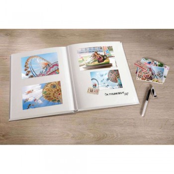 Foto album Walther Monza, bel, 26x30cm, 30 belih strani, samolepljiv, SK124W Foto album Walther Monza, bel, 26x30cm, 30 belih strani, samolepljiv, SK124W