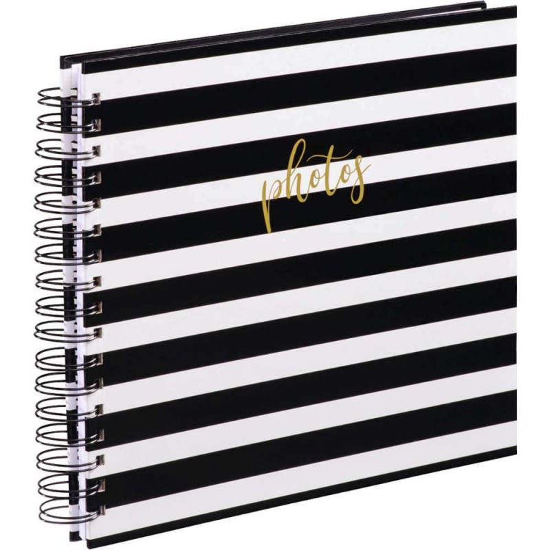 Photo Album Hama Blocks 3818, Spiral, black and white, 28x24 cm, 50 white pages Hama D-583095