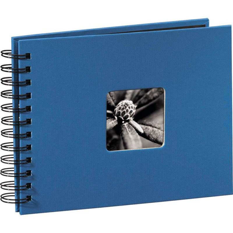 Photo Album Hama Fine Art, Spiral, azur, 24x17 cm, 50 black pages, 113677 Hama D-870023