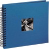 Photo Album Hama Fine Art, Spiral, azur, 28x24 cm, 50 black pages, 113683 Hama D-870121