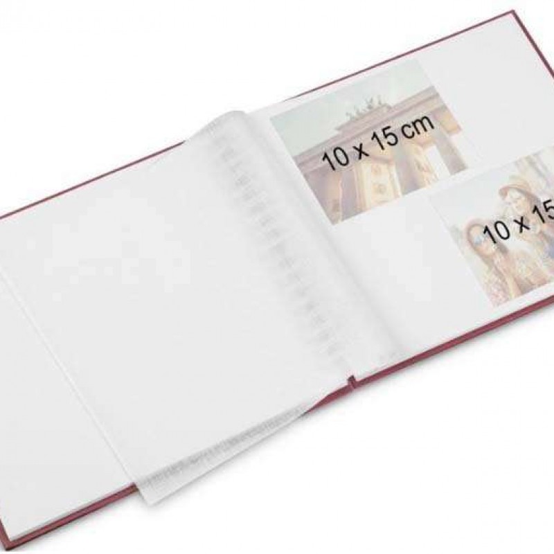 Photo Album Hama Fine Art, Spiral, bordeaux, 28x24 cm, 50 white pages, 1965 Hama D-330248