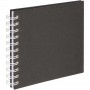 Photo Album Hama Fine Art, Spiral, black, 18,5x15 cm, 30 white pages, 2719