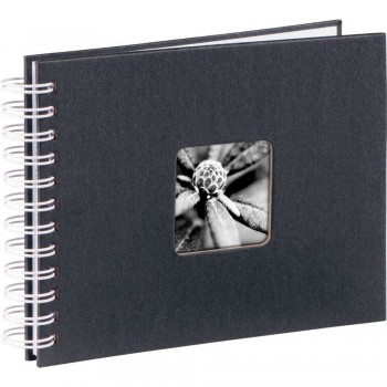 Foto album za slike Hama Fine Art, špiralni, črn, 24x17, 50 belih strani 1960 Foto album za slike Hama Fine Art, špiralni, črn, 24x17, 50 belih strani 1960
