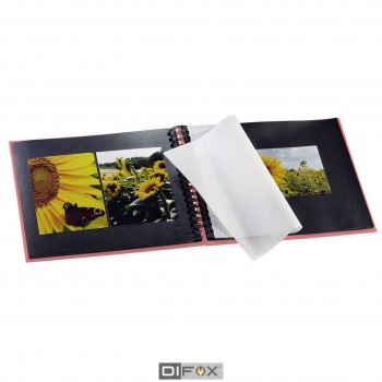 Foto album za slike Hama Fine Art, špiralni, kivi, 28x24 cm, 50 črnih strani, 113682