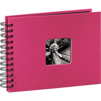 Photo Album Hama Fine Art, Spiral, pink, 24x17 cm, 50 black pages, 113674