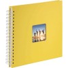 Photo Album Hama Fine Art, Spiral, yellow, 28x24 cm, 50 white pages, 7198