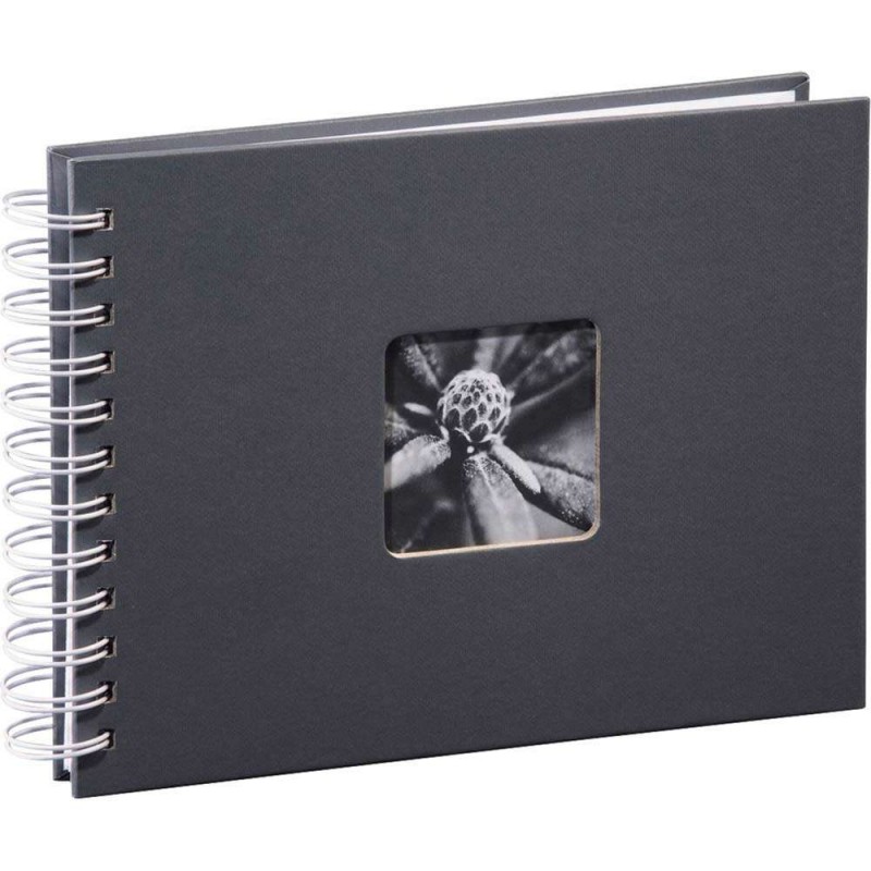 Photo Album Hama Fine Art, Spiral, grey, 24x17 cm, 50 white pages, 2111 Hama D-160701