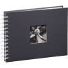 Photo Album Hama Fine Art, Spiral, grey, 28x24 cm, 50 white pages, 2112 Hama D-160708