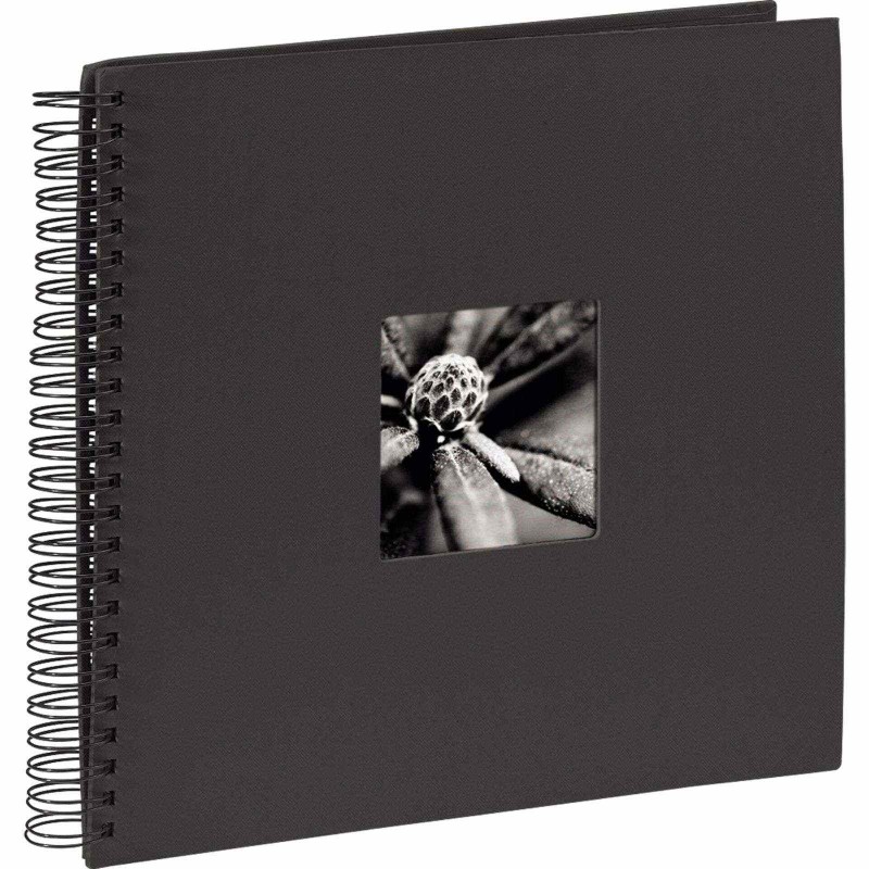 Photo Album Hama Fine Art, Spiral, black, 36x32 cm, 50 black pages, 90140 Hama D-849499
