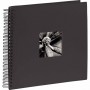 Photo Album Hama Fine Art, Spiral, black, 36x32 cm, 50 black pages, 90140